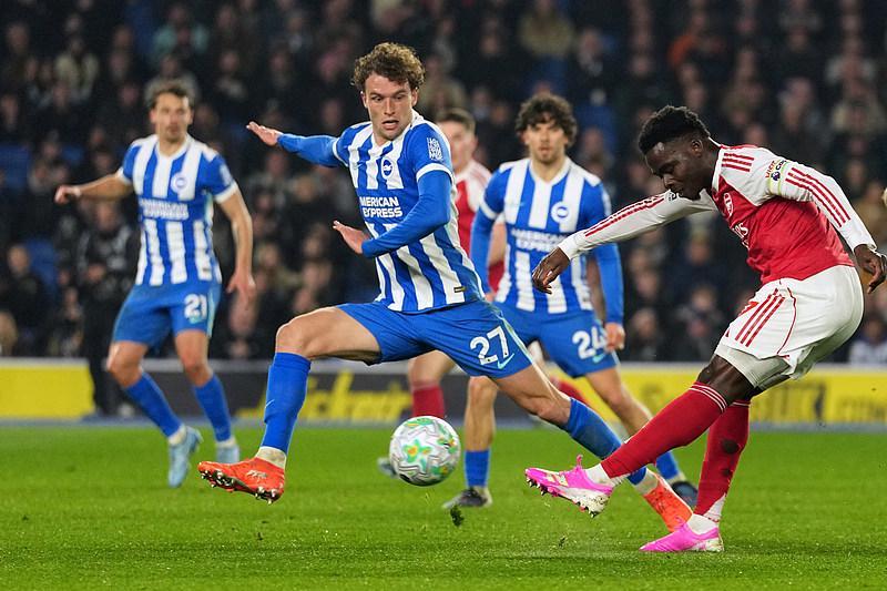 世界杯高清观看-阿森纳1-0布莱顿 萨卡建功